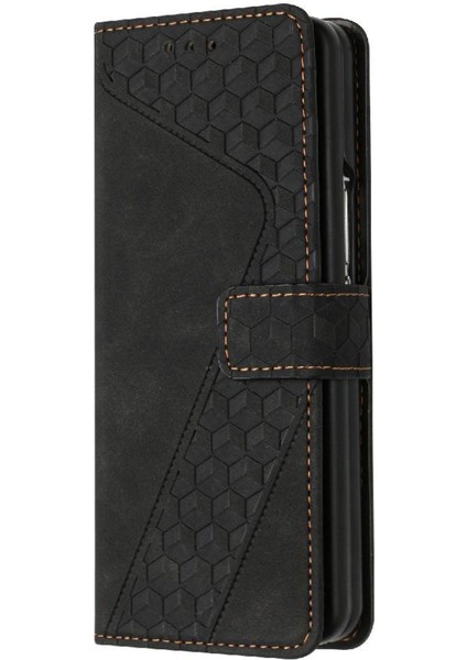 Samsung Galaxy Z Için Telefon Kılıfı Fold 6 Kickstand Manyetik Kart Yuvaları Kapak (Yurt Dışından)