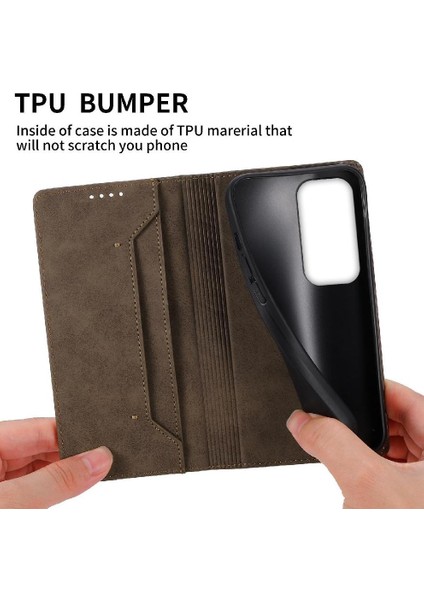 Oppo Oppo 12 5g Tpu Darbeye Kickstand Iş Rahat Için Flip Case (Yurt Dışından) modelleri