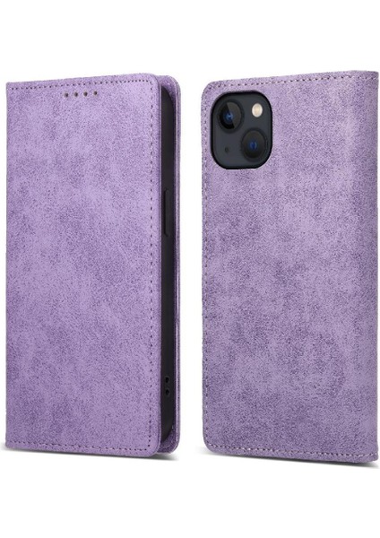 IPhone 13 Için Flip Case Darbeye Kickstand Tpu Iş Rahat Kart Yuvası (Yurt Dışından)