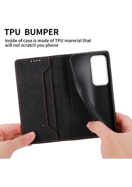 Oppo Oppo 12 5g Tpu Darbeye Kickstand Iş Rahat Için Flip Case (Yurt Dışından) modelleri