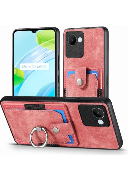 Realme C30 Için Kılıf Halka Tutucu Standı Crad Yuvası Manyetik Araç Montaj (Yurt Dışından)