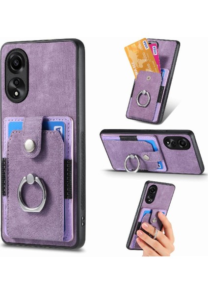 Oppo A78 4g Crad Yuvası Halka Tutucu Manyetik Araç Montaj Standı Için Kılıf (Yurt Dışından) modelleri