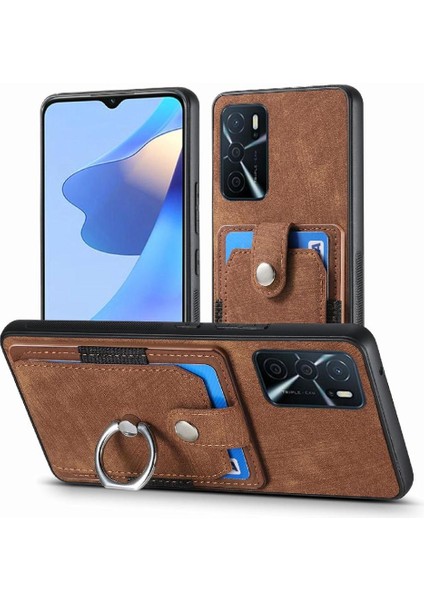 Oppo A16 Manyetik Araç Montaj Yüzük Tutucu Crad Yuvası Standı Için Kılıf (Yurt Dışından)