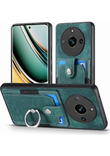 Realme 11 Pro Crad Yuvası Için Kılıf Manyetik Araç Montaj Standı Halka Tutucu (Yurt Dışından)