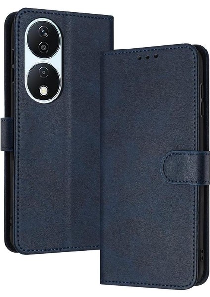 Kart Yuvası ile Onur X7B Için Flip Case Pu Deri Toka ile Saf Renk (Yurt Dışından)