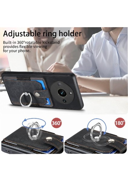 Realme 11 Pro Crad Yuvası Için Kılıf Manyetik Araç Montaj Standı Halka Tutucu (Yurt Dışından)
