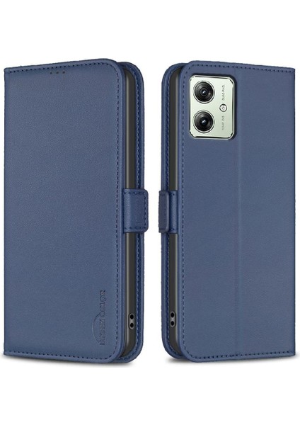 Motorola Moto G14 4g Için Flip Case Pu Deri Cüzdan Darbeye Tpu Iç (Yurt Dışından)