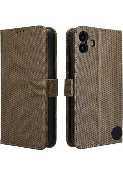Nothing Kılıf Cmf Telefon 1 Kapak Manyetik Cüzdan Kickstand Kart Tutucu (Yurt Dışından)