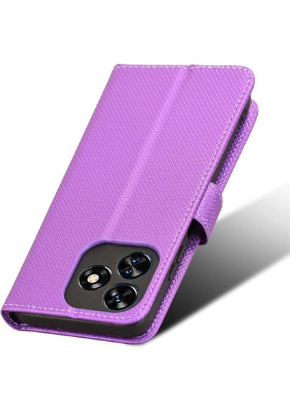 Oukitel C51 Kickstand Manyetik Cüzdan Kart Tutucu Kapak Için Kılıf (Yurt Dışından)