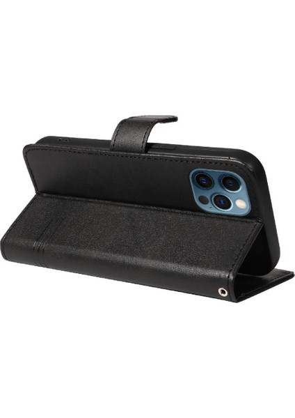 Kredi Kartı Yuvası ile IPhone 12/12 Pro Için Filp Durumda Cüzdan Telefon Kılıfı Pu (Yurt Dışından) fırsatları