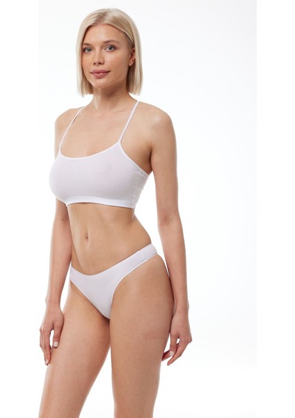 186 4'lü Paket Kadın Modal Düşük Bel Iz Yapmayan String & Tanga modelleri