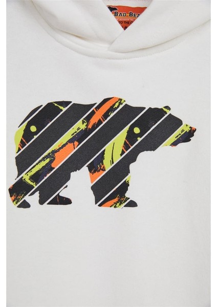 Çocuk Beyaz Mono Hoodie Jr Sweatshirt 24.06.12.009-C04