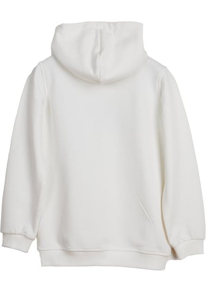 Çocuk Beyaz Mono Hoodie Jr Sweatshirt 24.06.12.009-C04