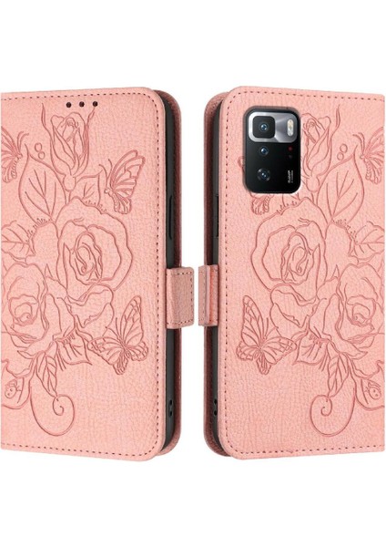 Kredi Kartı Yuvası ile Xiaomi Poco X3 Gt Için Kılıf Pu Deri Manyetik Cüzdan (Yurt Dışından)