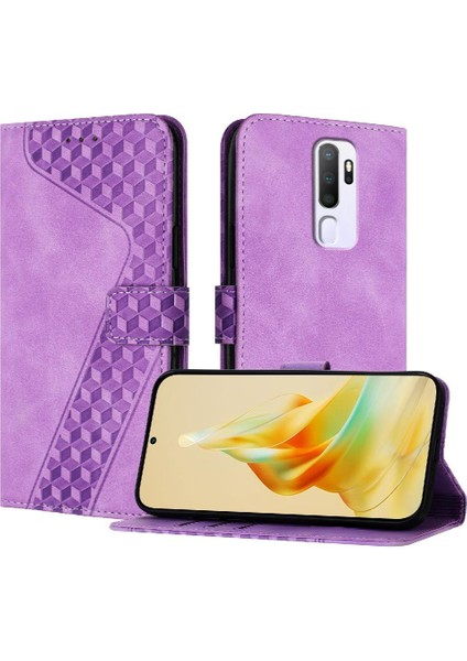 Oppo A5 2020/A9 2020 Kart Yuvaları Için Telefon Kılıfı Kapak Flip Folio Cüzdan (Yurt Dışından)