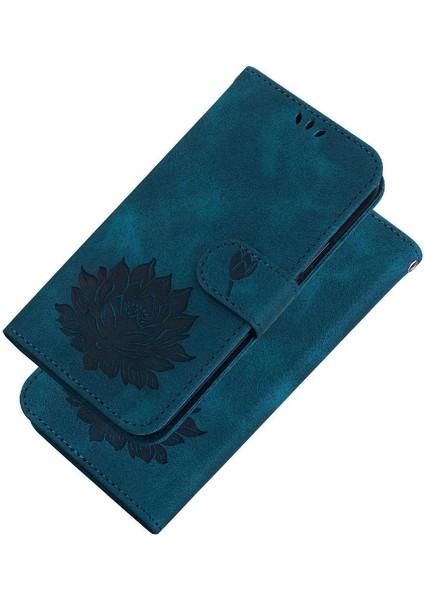 Tecno Camon 30 4g/5g Manyetik Kickstand Kabartma Lotus Için Flip Case (Yurt Dışından)