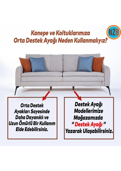 Mobilya Yükseltici Kanepe Sehpa Tv Ünitesi Koltuk Ayağı 22 cm Siyah Baza Ayak