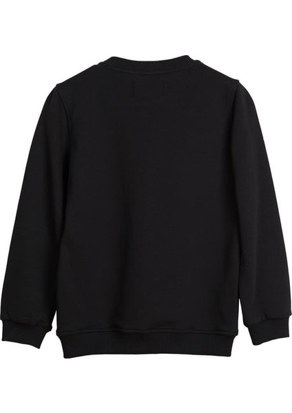 Çocuk Siyah Hued Crewneck Jr Sweatshirt 24.06.12.005-C01 fırsatları
