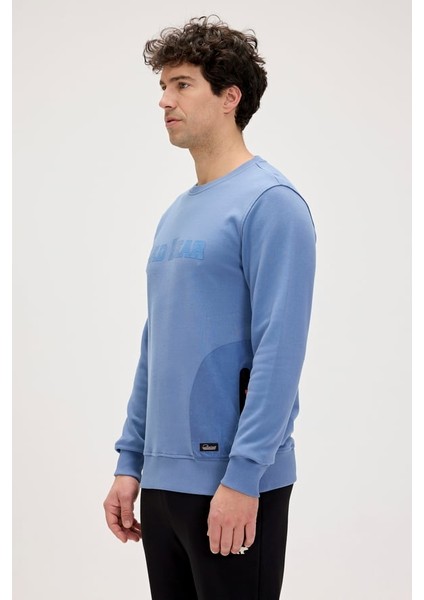 Erkek Mavi Marlow Crewneck Sweatshirt 24.02.12.009-C136 modelleri
