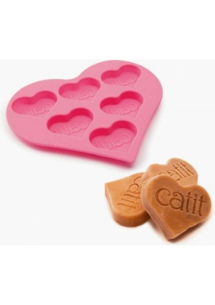 Catit Sıvı Ödül Dondurma Kabı Kalp 13X15X1,1CM 13