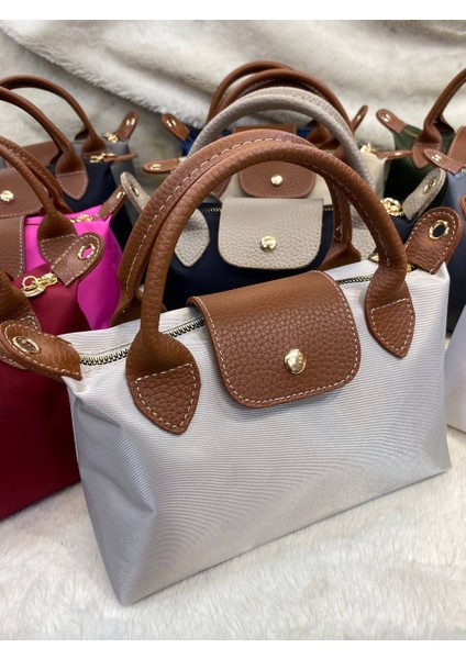 Yeni Sezon Suya Dayanıklı Kumaş Suni Deri Detaylı Kadın El ve Omuz Çantası fiyatları