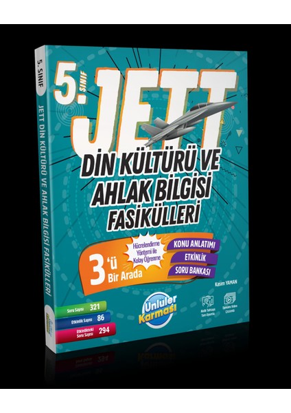 5. Sınıf Jett Din Kültürü ve Ahlak Bilgisi Fasikülleri Soru Bankası (2024-2025 Güncel Baskı)