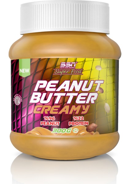 Ssn Superfood Peanut Butter Creamy 300 gr Fıstık Ezmesi