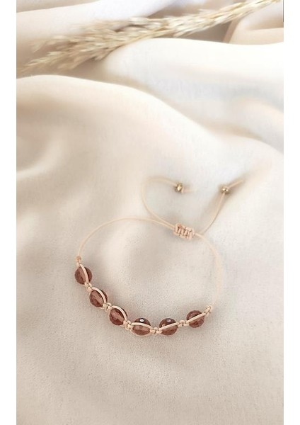 Bileklik Makrome Zultanit Doğaltaş Taş Sultan Taşı Renk Değiştiren Bileklik