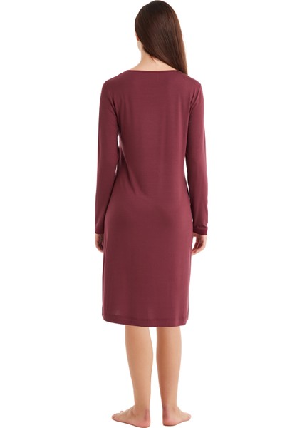 Kadın Gecelik 51605 - Bordo fiyatları