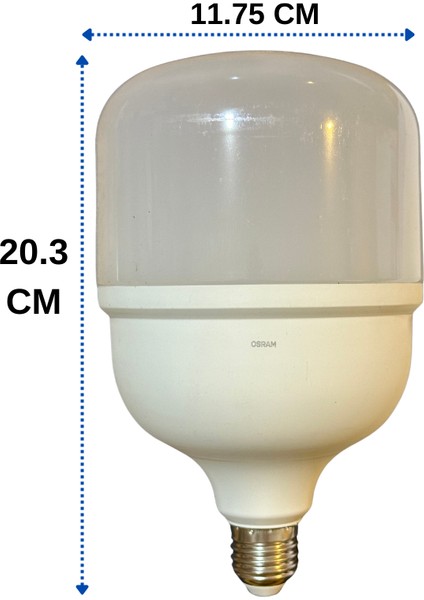 36W (197W) 6500K (Beyaz Işık) E27 Duylu LED Torch Ampul (2 Adet)