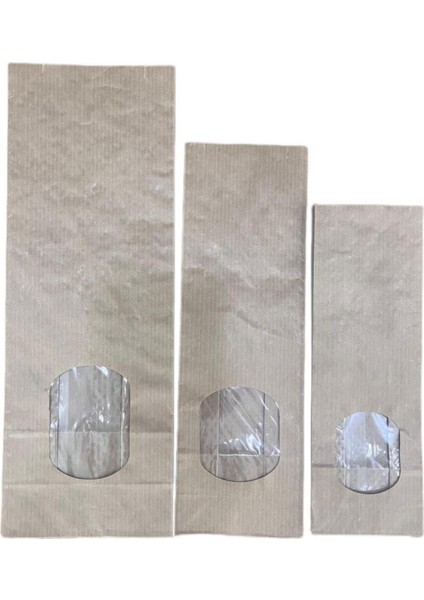 Kraft Pencereli Dipli Torba M-8X25X5CM modelleri