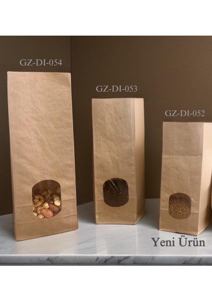 Kraft Pencereli Dipli Torba M-8X25X5CM indirimleri