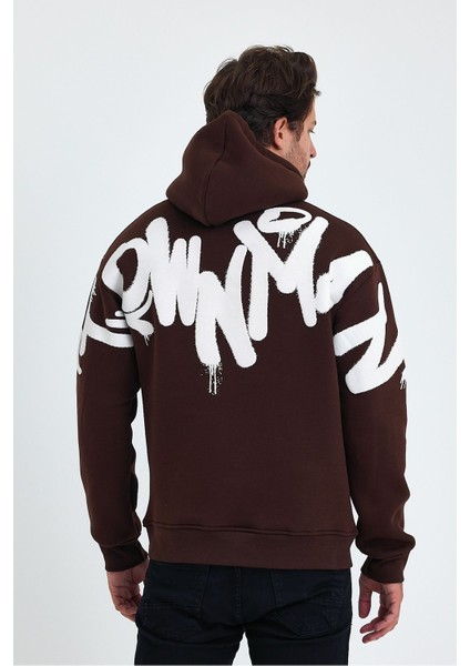Erkek Standart Fit Normal Kesim Içi Polarlı 3 Iplik Kapüşonlu Pamuklu Sweatshirt indirimleri