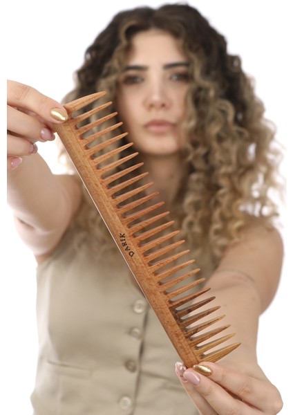 Kayın Ağacı Kaliteli Ahşap Tarak ,Model 2