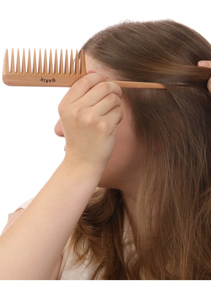 Kayın Ağacı Kaliteli Ahşap Tarak , Model 4