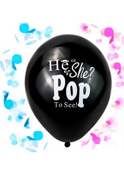 - 20 Inç He Or She Jumbo Balon 51 cm 13