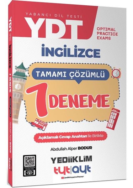 YDT Optimal Practice Exams Tamamı Çözümlü 7 Deneme