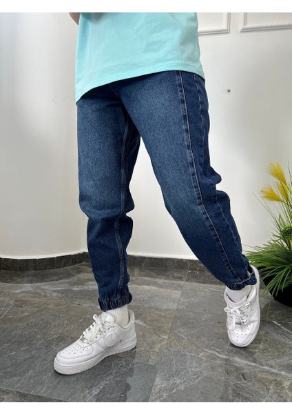 6058 Paça Barkodlu Lacivert Jean