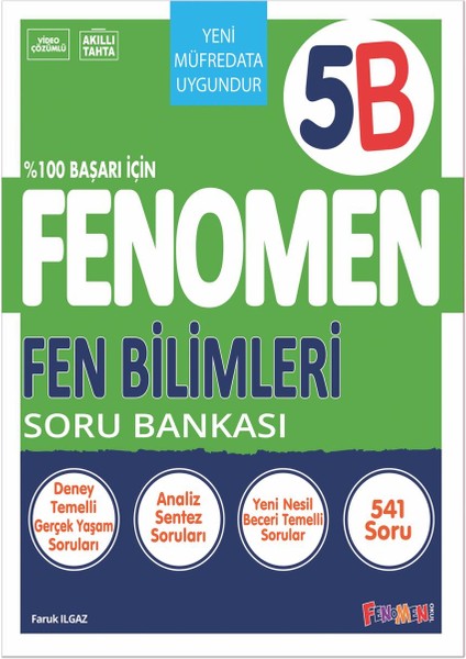 2024 5. Sınıf Fen Bilimleri B İleri Düzey Soru Bankası 2024