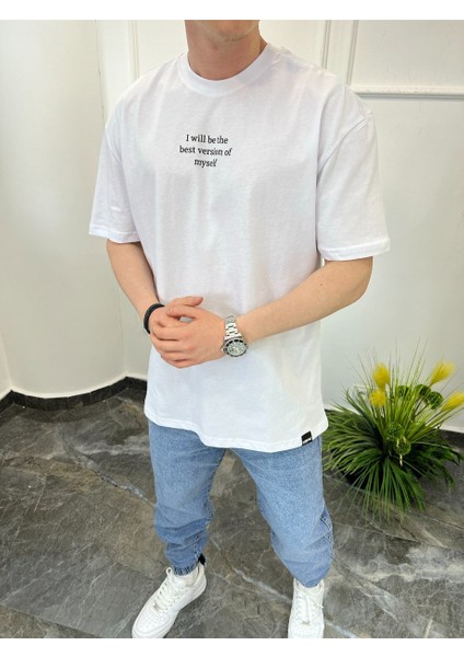 Arka Çiçek Desenli Beyaz Tshirt fiyatları