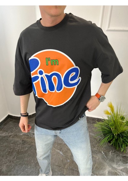 I'm Fine Füme Tshirt