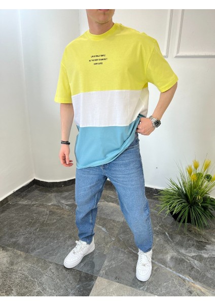 3 Renk Sarı Tshirt