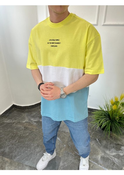 3 Renk Sarı Tshirt modelleri