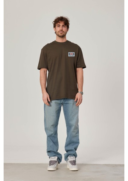 Brand Worldwide Baskılı Hakii Tshirt fiyatları