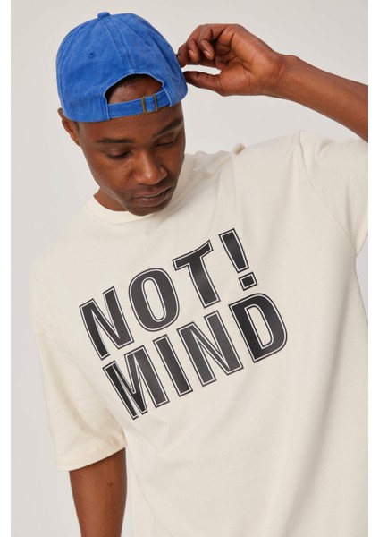 Not Mind Yazılı Krem Tshirt fiyatları