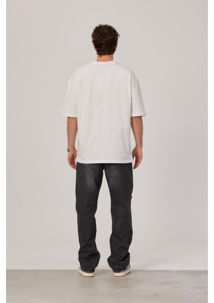 Beyaz Oversize Basic Tshirt indirimleri