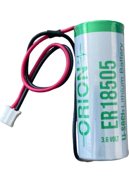 Orıon Pil Lıthıum Er 18505 H 3,6V 15CM + Jst Ph-2 Konnektörlü