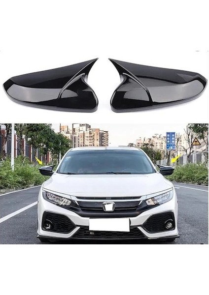 Honda Civic Fc5 Uyumlu Parlak Siyah Batman Ayna Kapağı