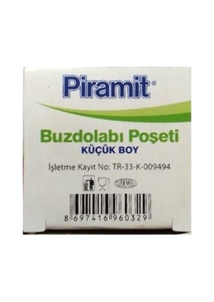 Buzdolabı Poşeti Küçük Boy 50'li