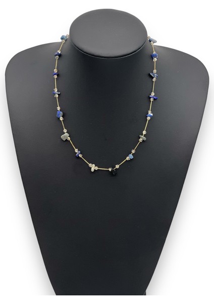 Lapis Lazuli Doğal Kırık Taş Kolye